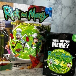 Rick and Morty Official Cookbook and Game Set